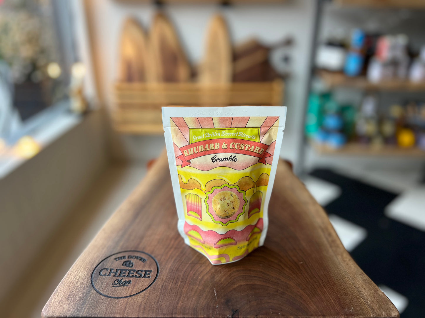 RHUBARB & CUSTARD CRUMBLE COOKIE