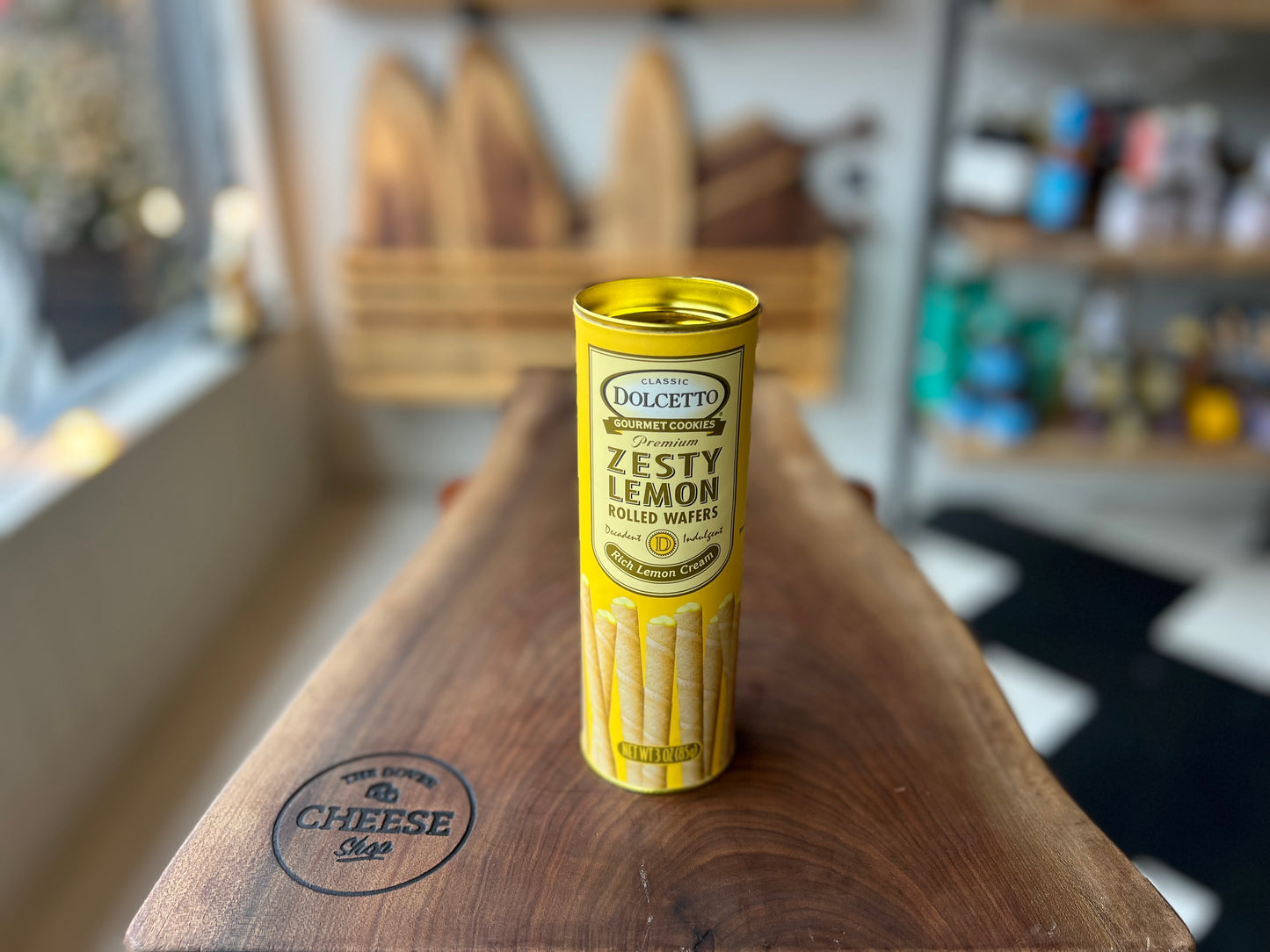 LEMON ROLLED WAFER COOKIE