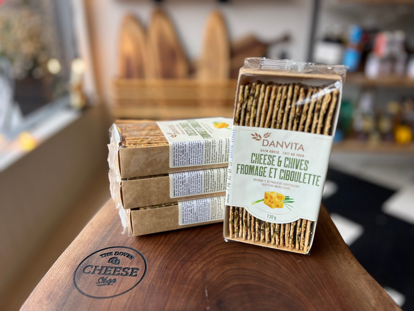 CHEESE & CHIVES CRISP FLATBREAD