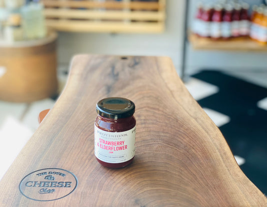 STRAWBERRY + ELDERFLOWER JAM